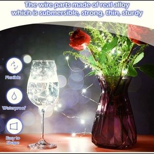 Fairy Lights Battery Operated 3 Speed Modes, 7 Ft/ 2 M 20 LED Battery